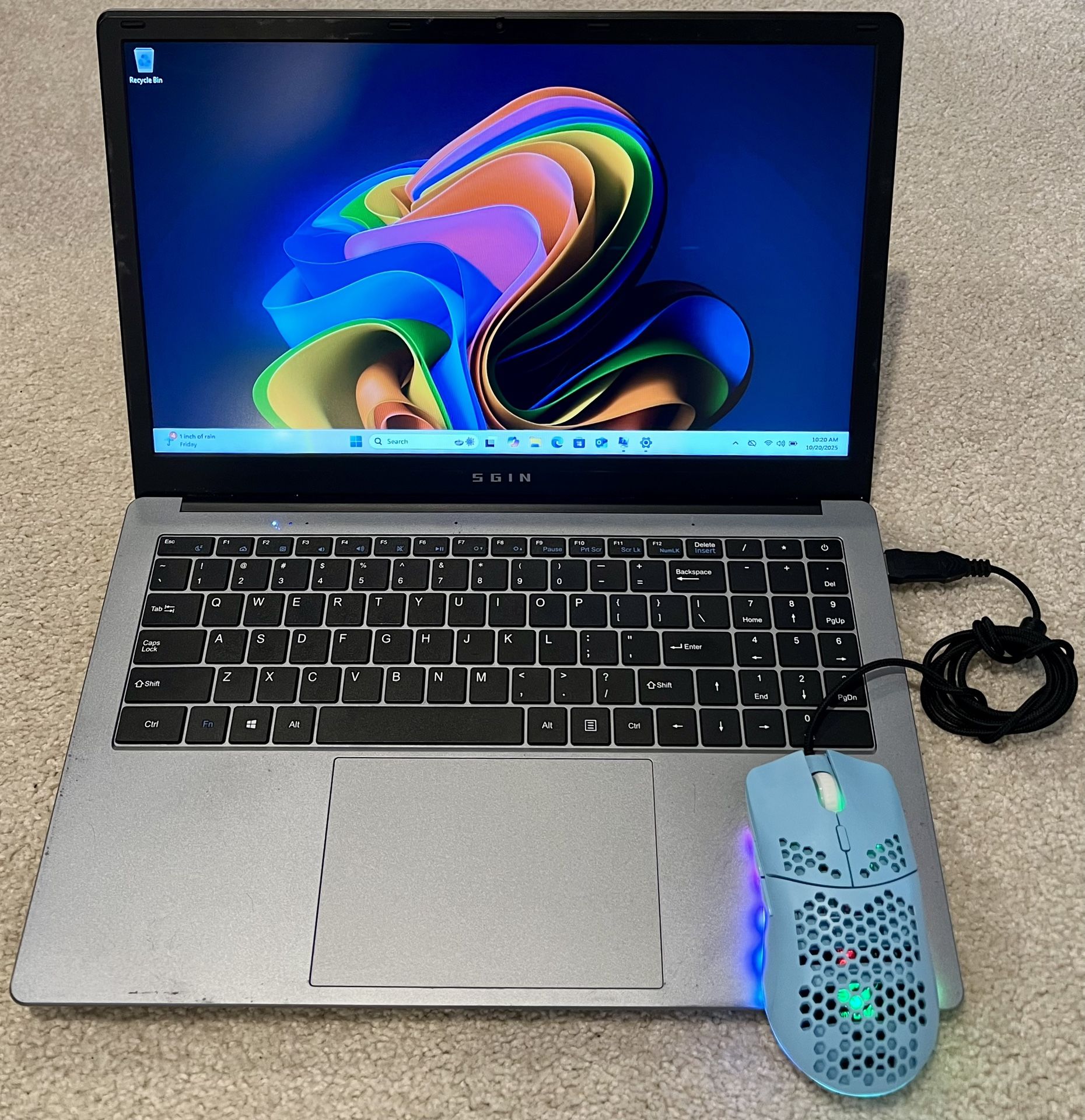 2023 SGIN M15 15.6” QuadCore Celeron(R) J4105 1.5GHz 4GB 128GB SSD Win11Pro Office24