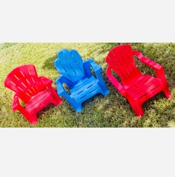Kids Adirondack Chairs Set of 3