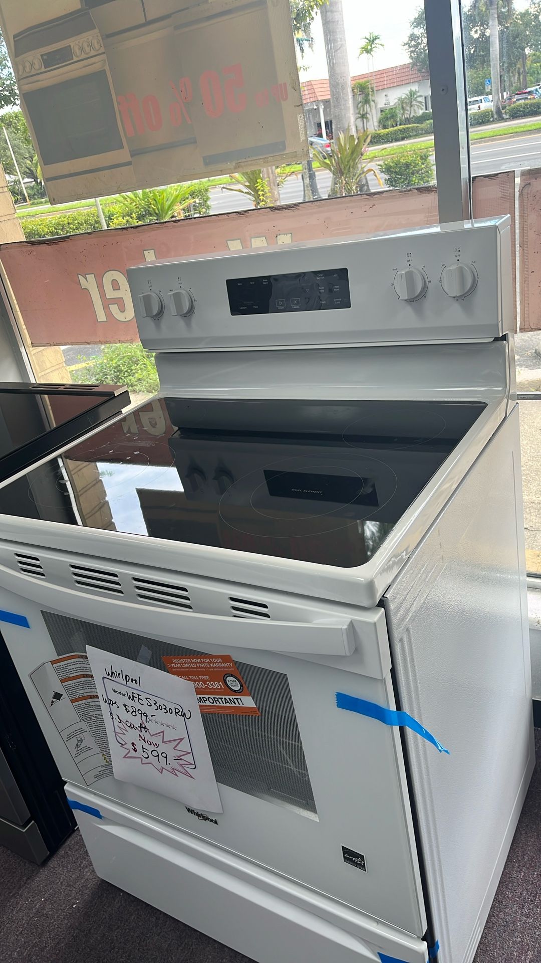 Stove White Color New 1 Year Warranty 