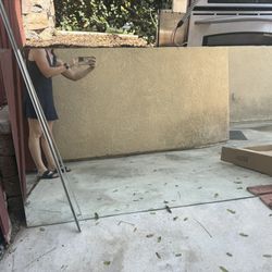Large bathroom mirror