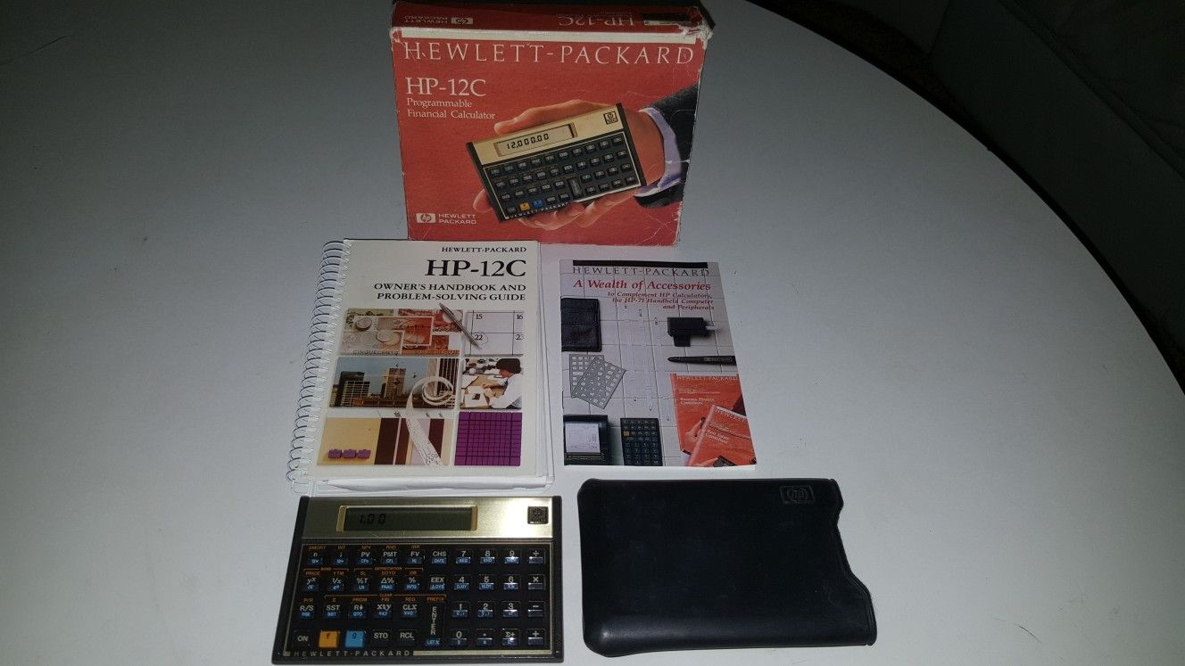 HP-12C Financial calculator