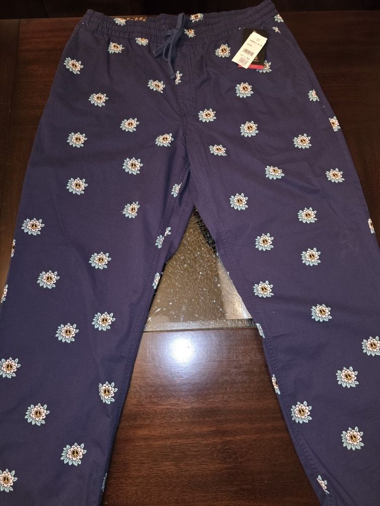 Vans Loose Tapered Pants size Large Navy