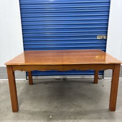 dining table with 2 20 inch leafs solid wood