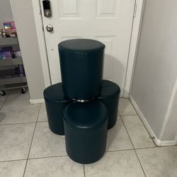 Green Sitting Stools
