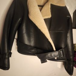 NWT Commense Faux Leather Jacket