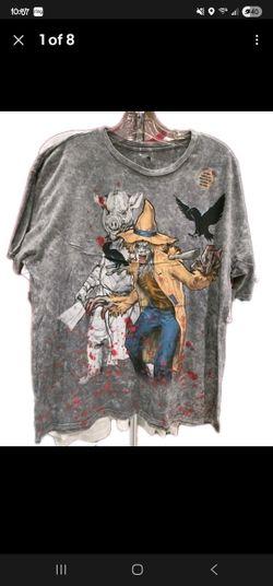 Halloween Horror Nights HHN 2025 Scarecrow With Slash T Shirt Genuine XS and 3XL