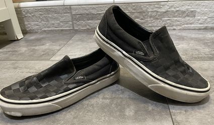 Vans Black On Black Checkered