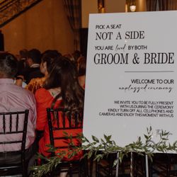 Custom Wedding Aisle Sign