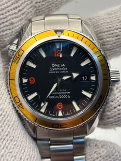 Omega Seamaster Planet Ocean 600M 2209.50 – Orange Bezel – Freshly Serviced + COA