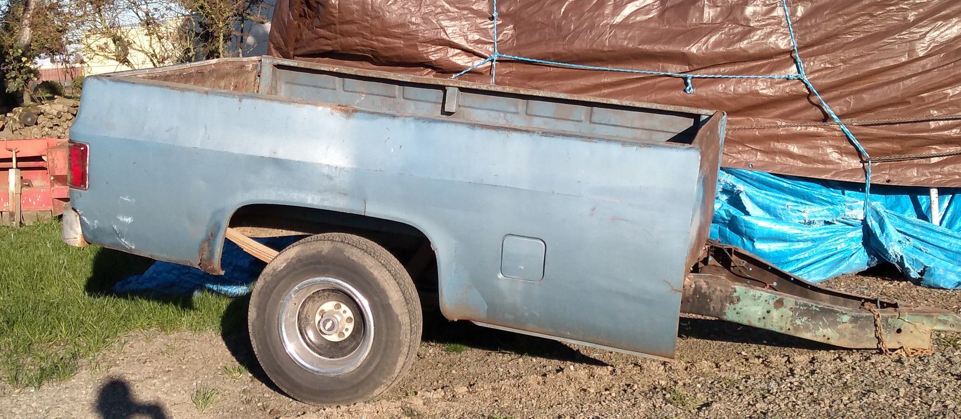 1/2 ton trailer with new tires.