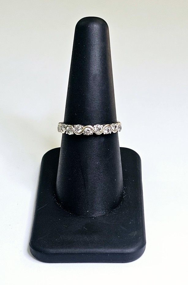 Vintage Gold Diamond Band Ring #7875