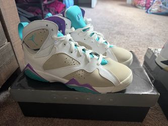 Air Jordan 7 AJ7 Retro GS White Purple