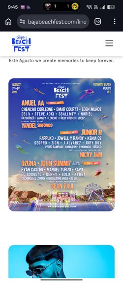 Baja fest tickets