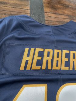 la chargers justin herbert stitched jersey