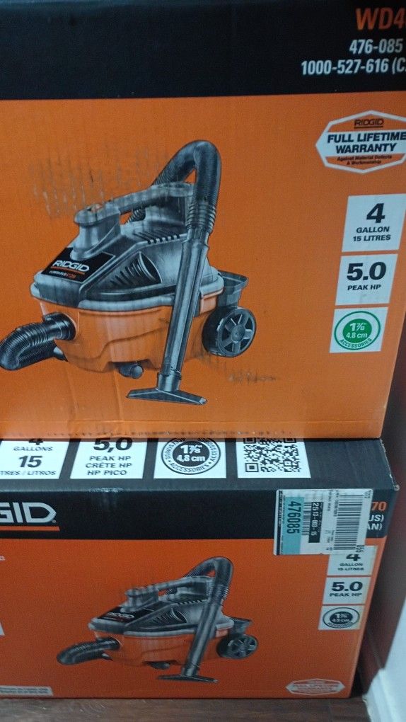 Brand New Ridgid Shop Vac