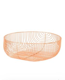 Metal Basket 22" Copper Color