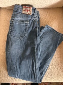 True Religion Women’s Skinny Jeans Light Wash Mid Rise Stretch 5-Pocket Denim 29