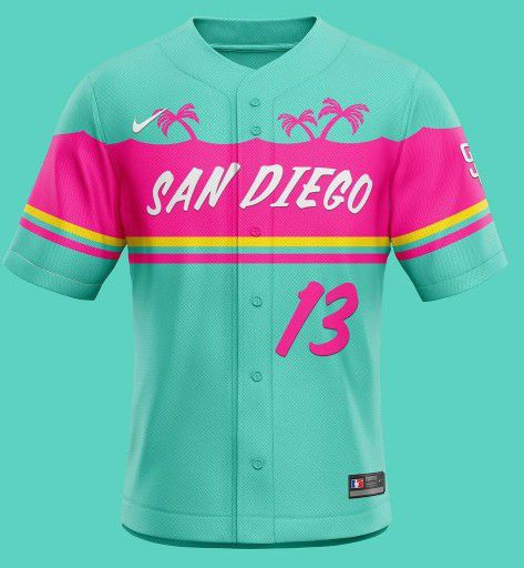 San Diego Padres Reverse City Connect Manny Machado Men's Jersey New