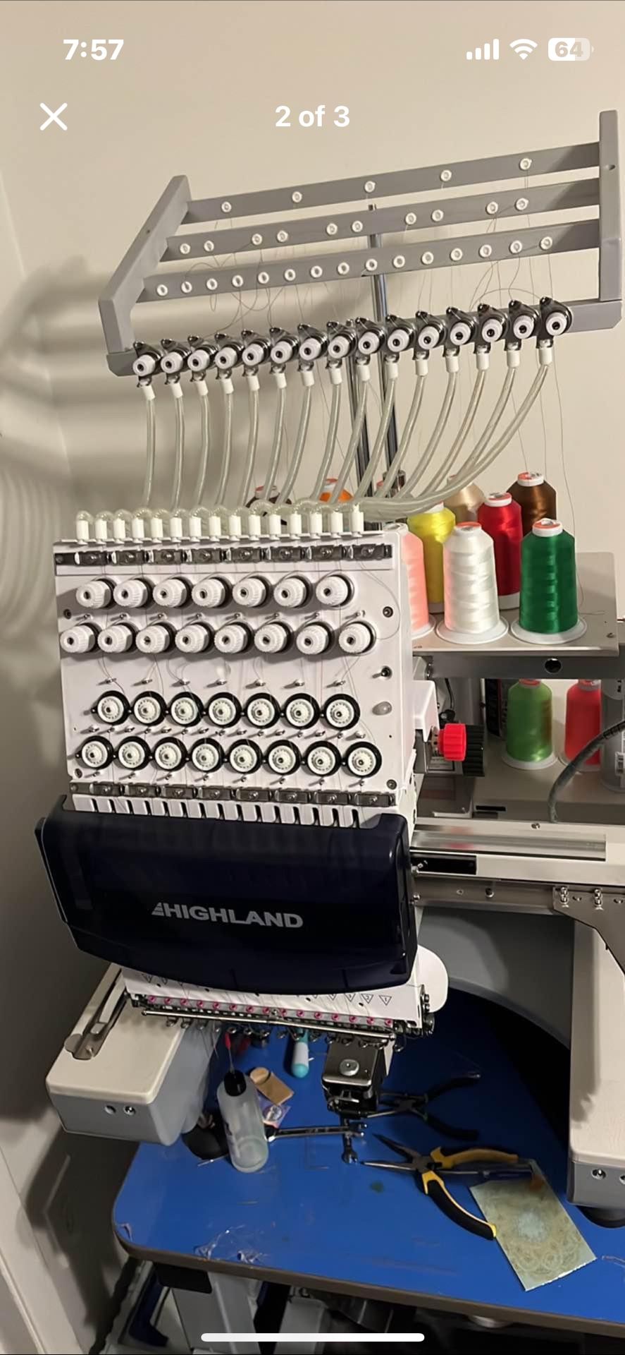 15 Needle Embroidery Machine Package