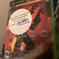 Rare Not To Be Sold Copy From Microsoft Halo 2 Complete 