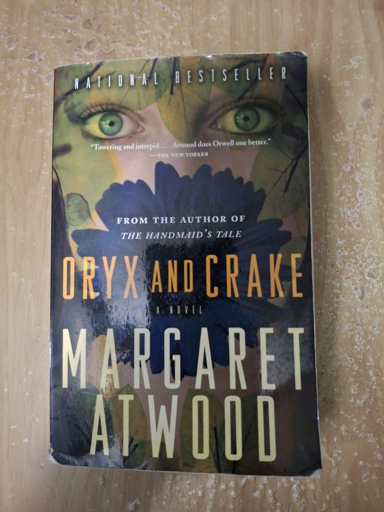 novel Oryx and Crake by Margaret Atwood.
