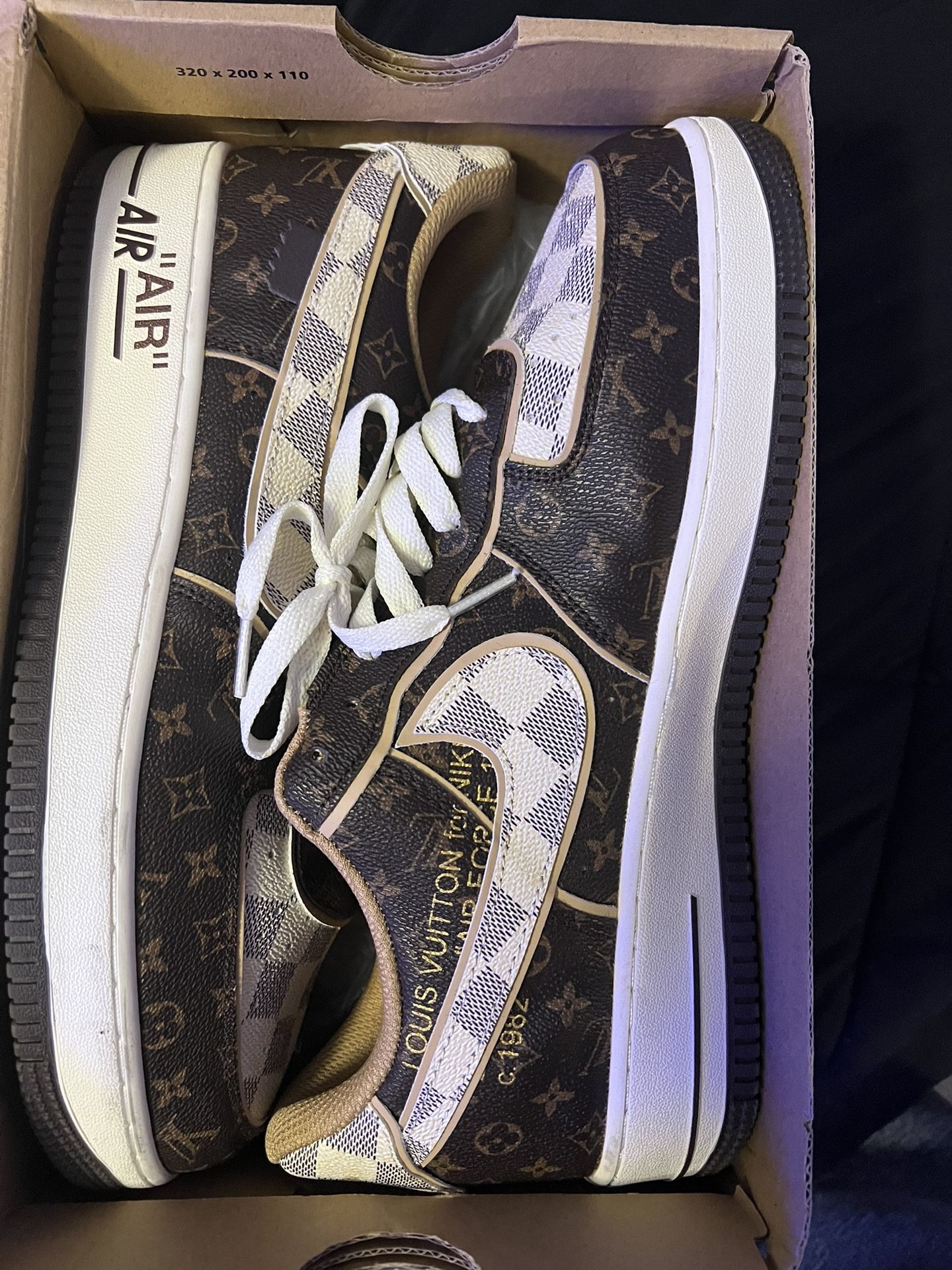Nike Air Force Ones Louis V