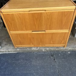 Linear Lateral File Cabinet Solid Wood 