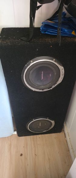 2 10" speakers