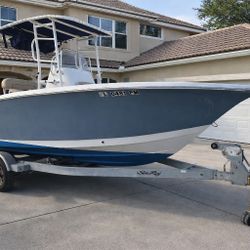 2015 22 Tidewater adventure center console boat 
