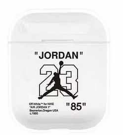 Air Jordan Off White Case for Apple Airpod 1 2