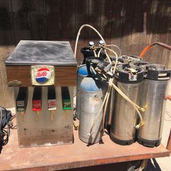 Vintage Collectible Pepsi-cola Fountain Drink Machine 