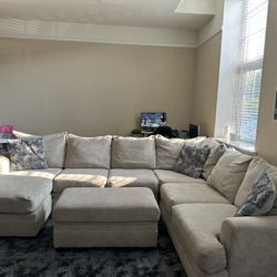 Sectional With Ottoman