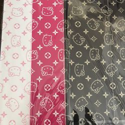 Hello Kitty Floral Wrapping Paper