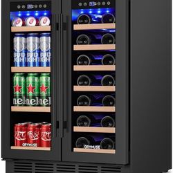 24" Dual Zone Wine & Beverage Refrigerator