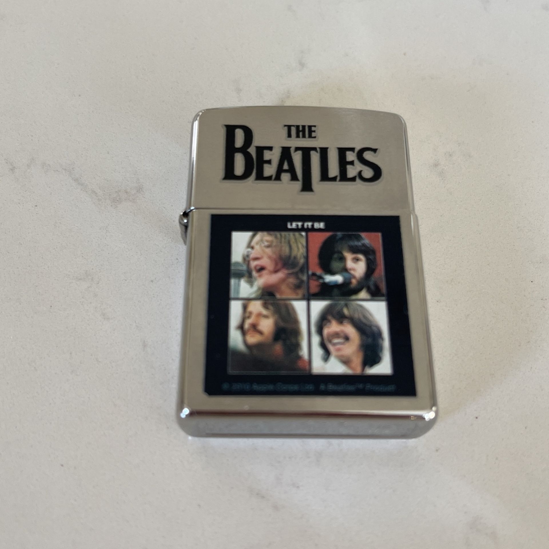 ZIPPO 2013 THE BEATLES LET IT BE BRUSHED CHROME LIGHTER