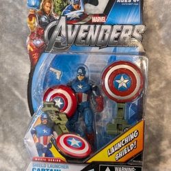 Hasbro Marvel Avengers Movie Series "Shield Launcher Captain America"  Action Figure New