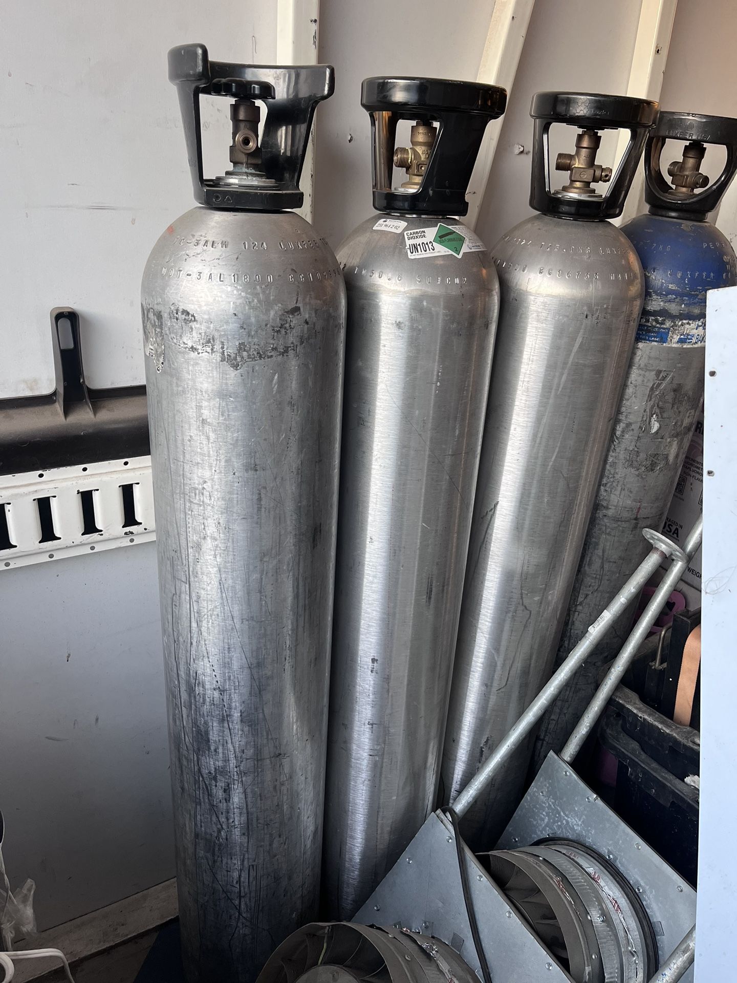 50lb Aluminum CO2 Tanks