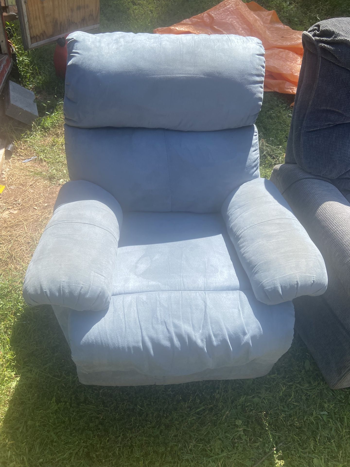 Blue Recliner