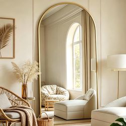 Full body mirror with stand