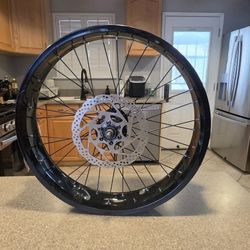 20 X 4 Front Wheel With New Rotor Ebike Fat Tire Front Wheel 