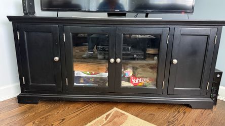 Black Corner Console