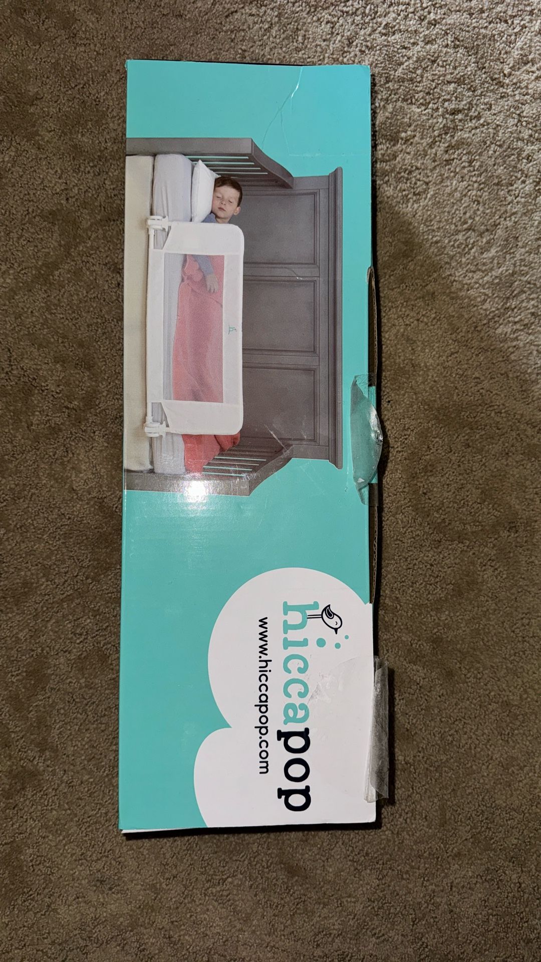 hiccapop Convertible Crib Bed Rail for Toddlers, Crib Rail Guard with Reinforced Anchor Safety