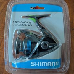 Brand New Shimano Nexave 3000 Spinning Reel - 20lb Drag