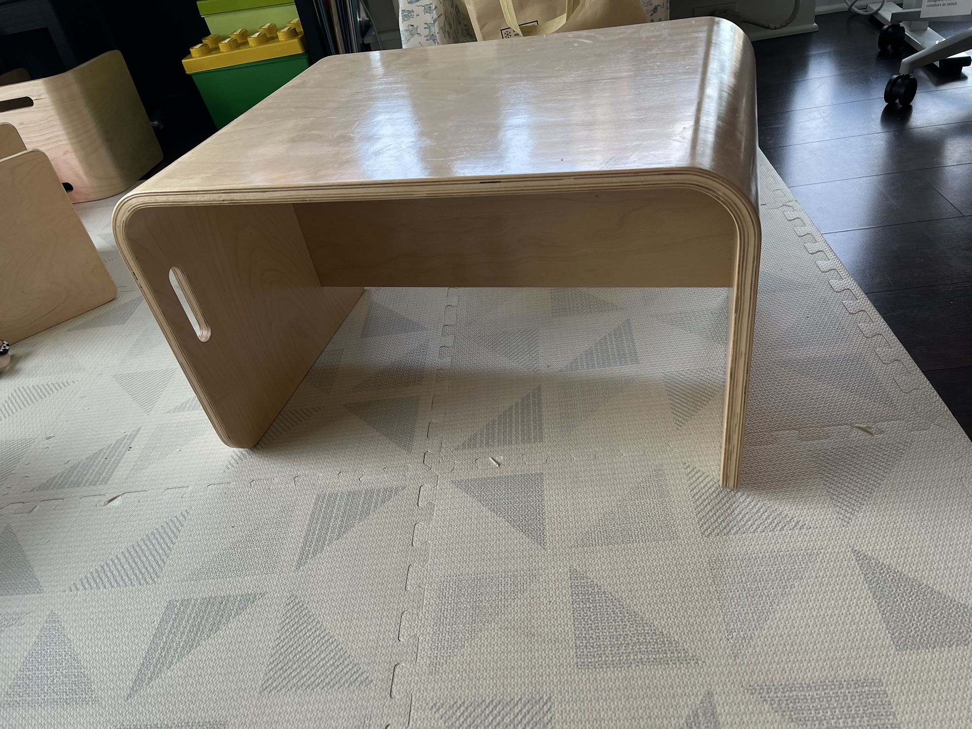 ECR4kids Premium Bentwood Table And Chair Set