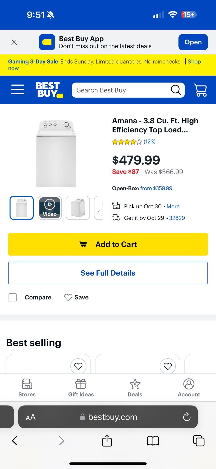 Washer And Dryer