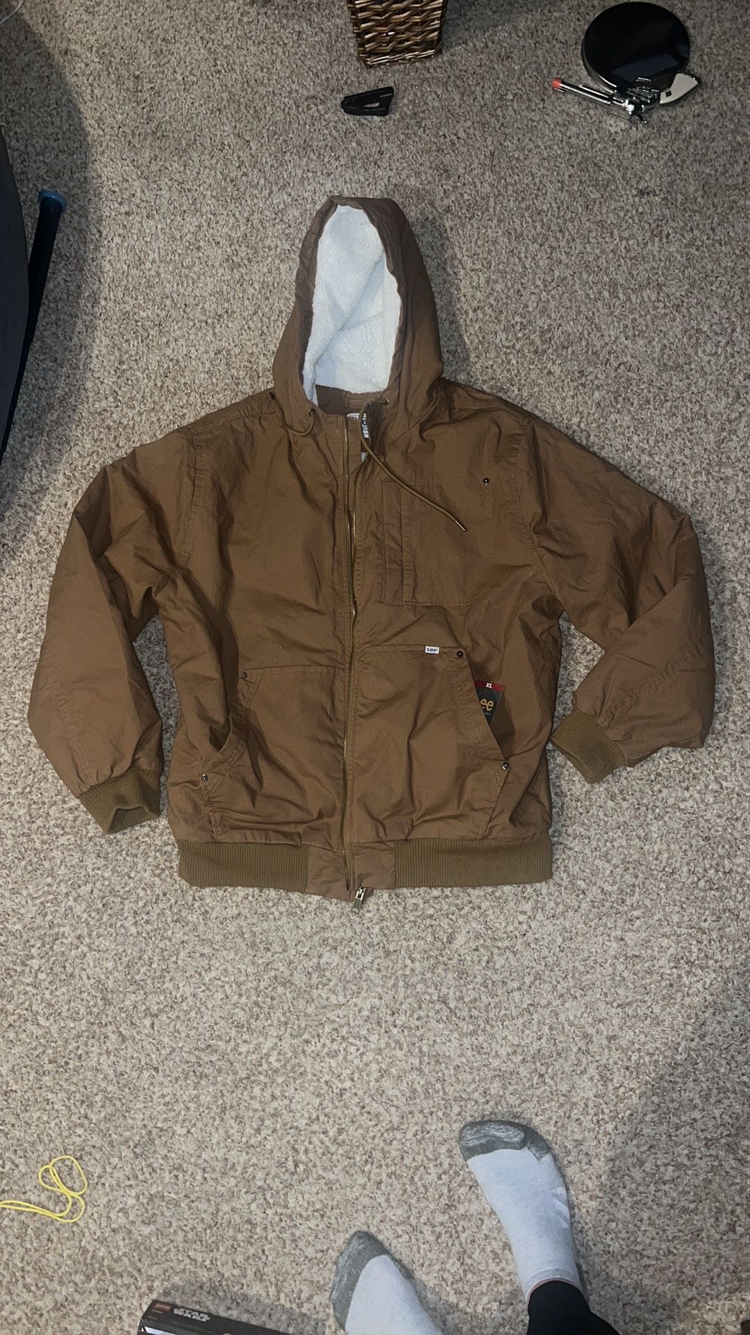 Lee Premium Select The Workwear Bomber Jacket Men’s Size XL. Worn once