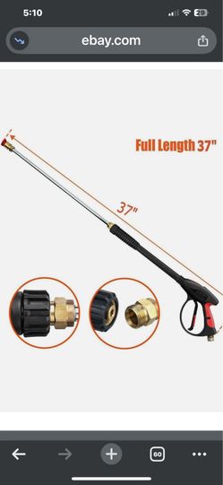 Pressure washer gun