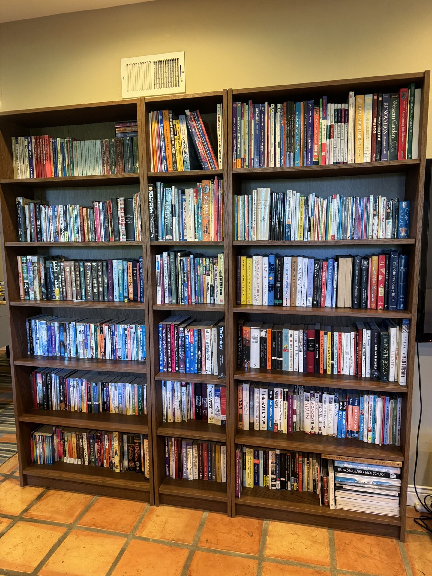 Multiple Bookshelves 