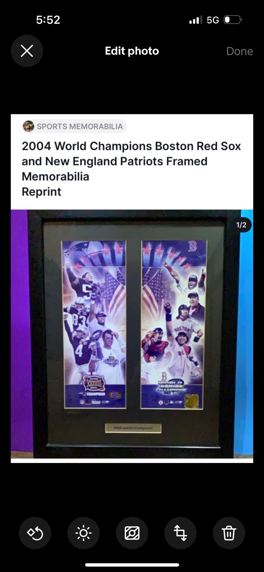 NFL 2004 World Champions Boston Red Sox