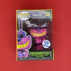 FUNKO POP! CHESHIRE CAT ALICE IN WONDERLAND BLACK LIGHT #1059 Funko Exclusive